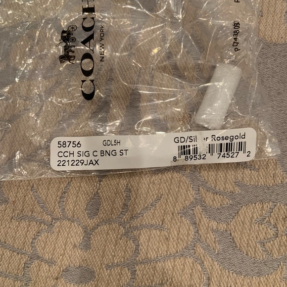 Coach signature charm bangle bracelet set - Picture 6 of 7